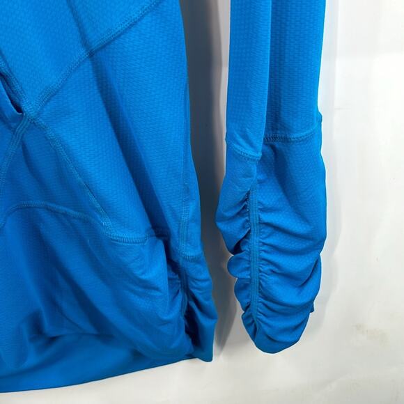 Zella Women's Blue Long Sleeve Slouchy Activewear Top Size Medium - Picture 4 of 13